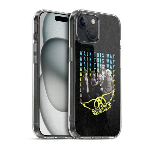 Aerosmith Classics Walk This Way Soft Gel Case for Apple iPhone 15 & MagSafe