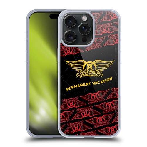 Aerosmith Classics Permanent Vacation Soft Gel Case for Apple iPhone 15 Pro Max