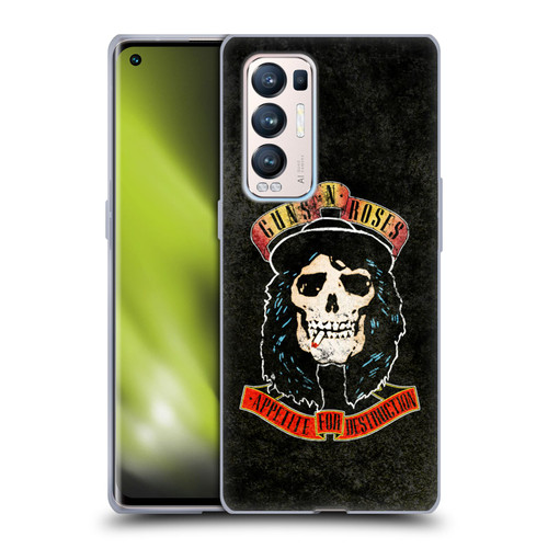Guns N' Roses Vintage Stradlin Soft Gel Case for OPPO Find X3 Neo / Reno5 Pro+ 5G
