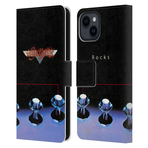 Aerosmith Classics Rocks Leather Book Wallet Case Cover For Apple iPhone 15