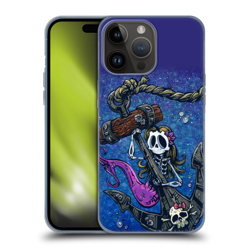 David Lozeau Colourful Grunge Mermaid Anchor Soft Gel Case for Apple iPhone 15 Pro Max