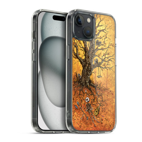 David Lozeau Colourful Art Tree Of Life Soft Gel Case for Apple iPhone 15 Plus & MagSafe