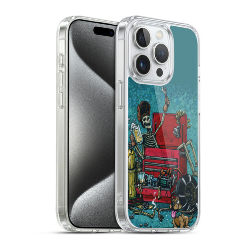 David Lozeau Colourful Art Garage Soft Gel Case for Apple iPhone 15 Pro & MagSafe