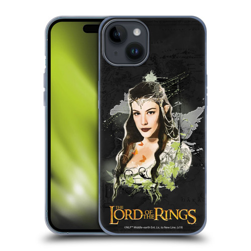 The Lord Of The Rings The Fellowship Of The Ring Character Art Arwen Soft Gel Case for Apple iPhone 15 Plus