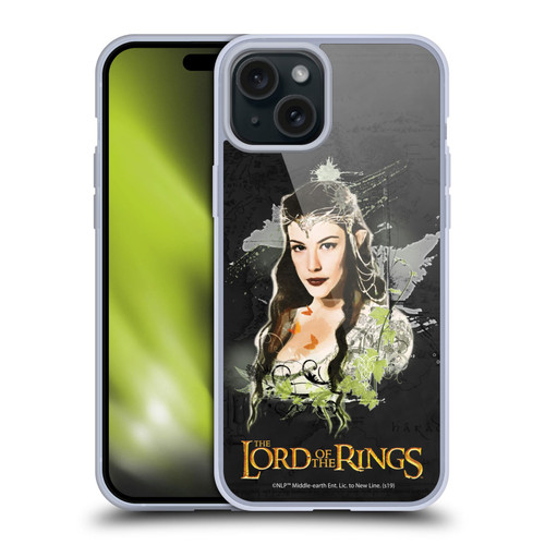 The Lord Of The Rings The Fellowship Of The Ring Character Art Arwen Soft Gel Case for Apple iPhone 15 Plus