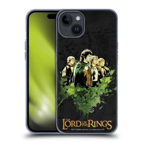 The Lord Of The Rings The Fellowship Of The Ring Character Art Group Soft Gel Case for Apple iPhone 15 Plus