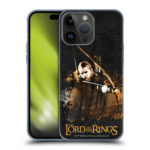 The Lord Of The Rings The Fellowship Of The Ring Character Art Legolas Soft Gel Case for Apple iPhone 15 Pro Max