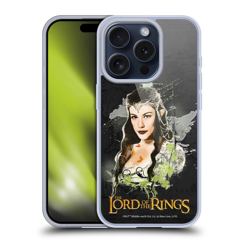 The Lord Of The Rings The Fellowship Of The Ring Character Art Arwen Soft Gel Case for Apple iPhone 15 Pro