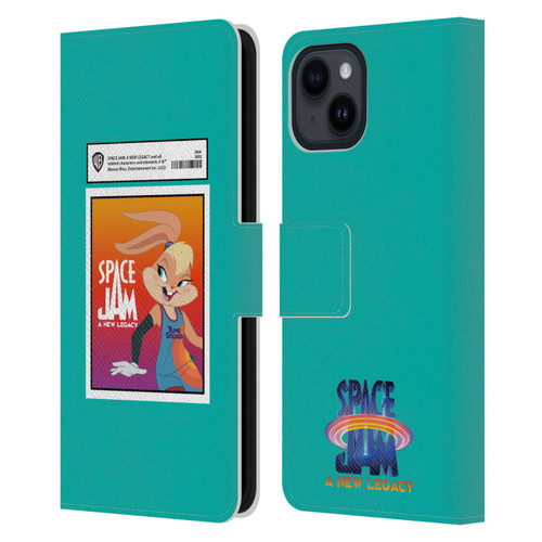 Space Jam: A New Legacy Graphics Lola Card Leather Book Wallet Case Cover For Apple iPhone 15