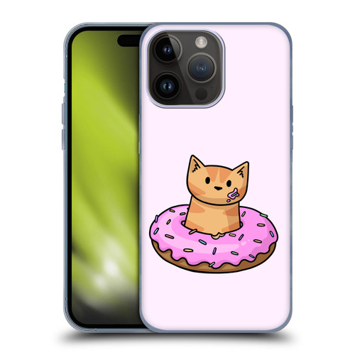 Beth Wilson Doodlecats Donut Soft Gel Case for Apple iPhone 15 Pro Max