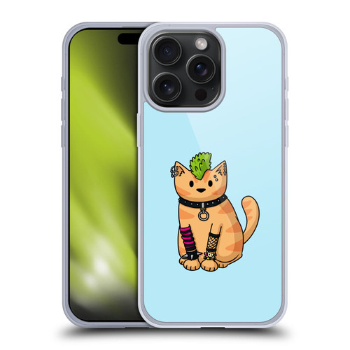 Beth Wilson Doodlecats Punk 2 Soft Gel Case for Apple iPhone 15 Pro Max