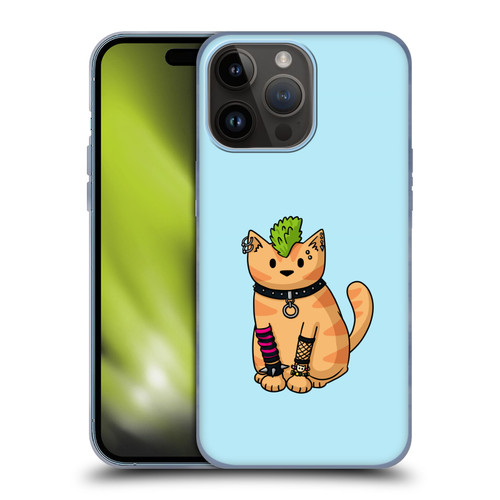 Beth Wilson Doodlecats Punk 2 Soft Gel Case for Apple iPhone 15 Pro Max