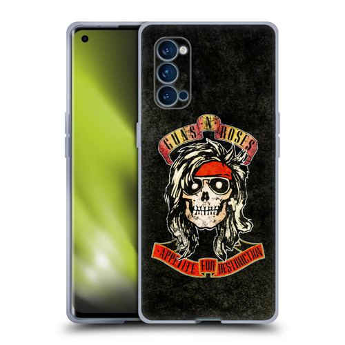Guns N' Roses Vintage McKagan Soft Gel Case for OPPO Reno 4 Pro 5G