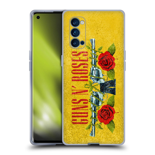 Guns N' Roses Vintage Pistols Soft Gel Case for OPPO Reno 4 Pro 5G