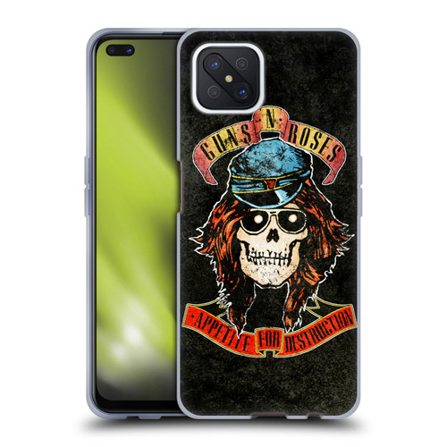 Guns N' Roses Vintage Rose Soft Gel Case for OPPO Reno4 Z 5G