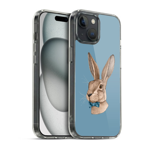 Barruf Animals Hare Soft Gel Case for Apple iPhone 15 & MagSafe