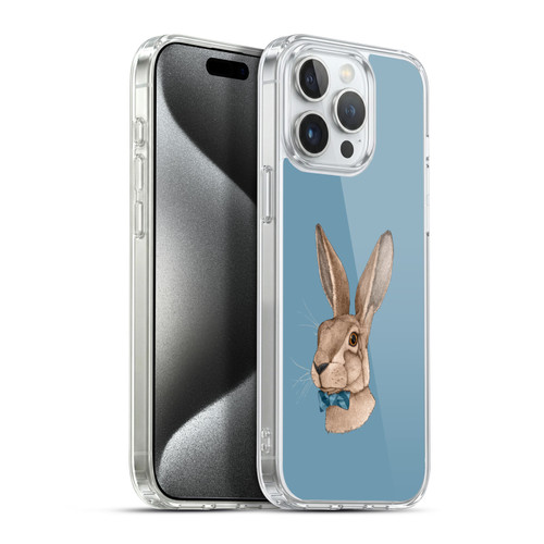 Barruf Animals Hare Soft Gel Case for Apple iPhone 15 Pro Max & MagSafe