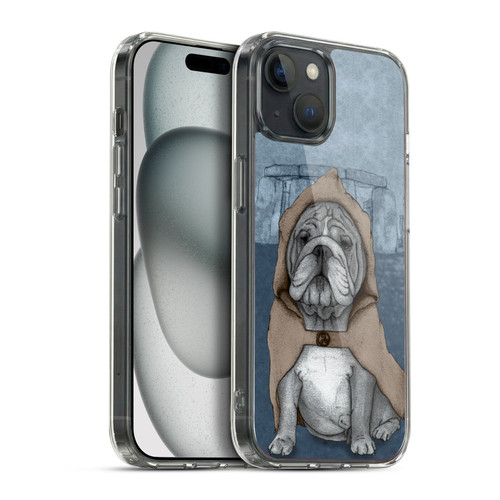 Barruf Dogs English Bulldog Soft Gel Case for Apple iPhone 15 Plus & MagSafe