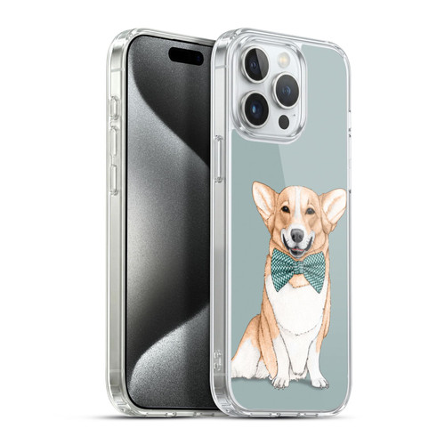 Barruf Dogs Corgi Soft Gel Case for Apple iPhone 15 Pro Max & MagSafe