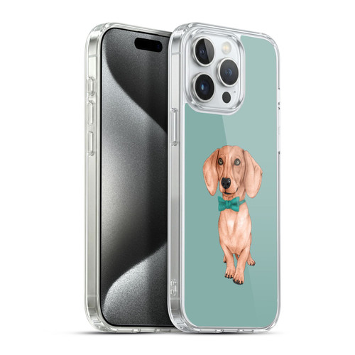 Barruf Dogs Dachshund, The Wiener Soft Gel Case for Apple iPhone 15 Pro Max & MagSafe