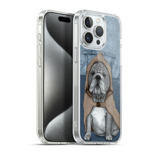 Barruf Dogs English Bulldog Soft Gel Case for Apple iPhone 15 Pro Max & MagSafe