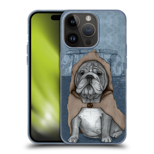 Barruf Dogs English Bulldog Soft Gel Case for Apple iPhone 15 Pro