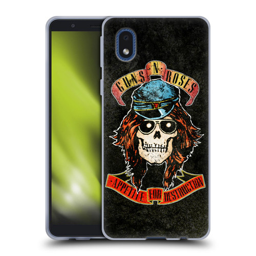 Guns N' Roses Vintage Rose Soft Gel Case for Samsung Galaxy A01 Core (2020)