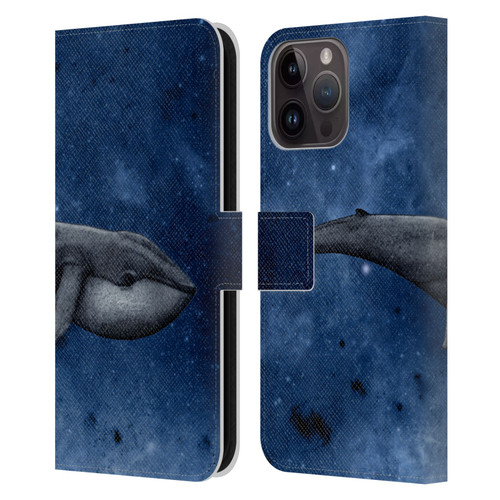 Barruf Animals The Whale Leather Book Wallet Case Cover For Apple iPhone 15 Pro Max