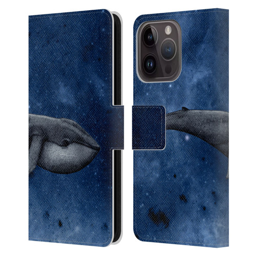 Barruf Animals The Whale Leather Book Wallet Case Cover For Apple iPhone 15 Pro
