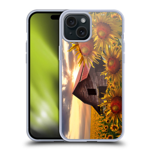 Celebrate Life Gallery Florals Sunflower Dance Soft Gel Case for Apple iPhone 15 Plus