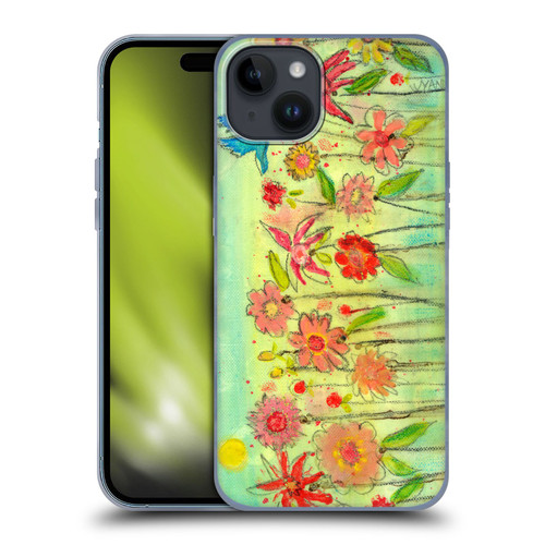 Wyanne Nature Sun Garden Soft Gel Case for Apple iPhone 15 Plus