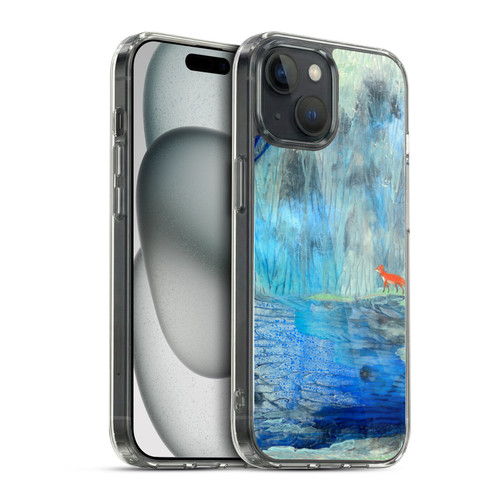 Wyanne Nature 2 Red Fox Blue River Soft Gel Case for Apple iPhone 15 & MagSafe