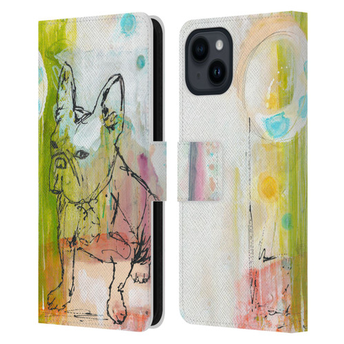 Wyanne Animals Attitude Leather Book Wallet Case Cover For Apple iPhone 15