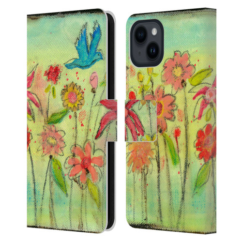 Wyanne Nature Sun Garden Leather Book Wallet Case Cover For Apple iPhone 15