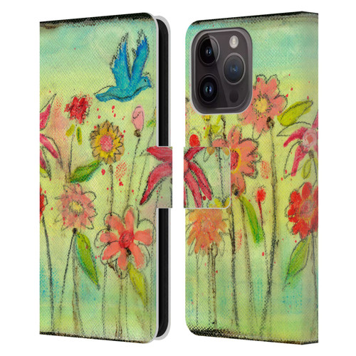 Wyanne Nature Sun Garden Leather Book Wallet Case Cover For Apple iPhone 15 Pro