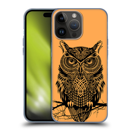 Rachel Caldwell Animals 3 Owl 2 Soft Gel Case for Apple iPhone 15 Pro Max