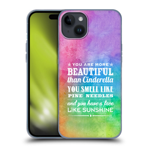 Rachel Caldwell Illustrations You Are More Soft Gel Case for Apple iPhone 15 Plus