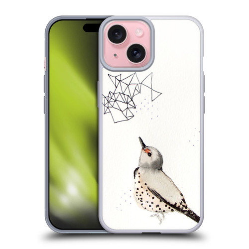 Mai Autumn Birds Northern Flicker Soft Gel Case for Apple iPhone 15