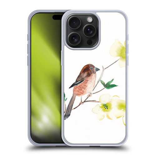 Mai Autumn Birds Dogwood Branch Soft Gel Case for Apple iPhone 15 Pro Max