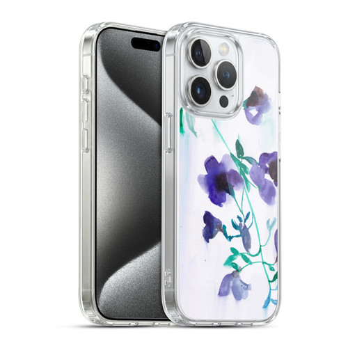 Mai Autumn Floral Blooms Moon Drops Soft Gel Case for Apple iPhone 15 Pro & MagSafe