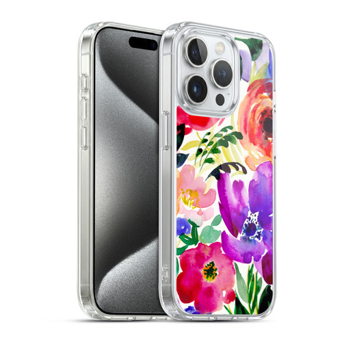 Mai Autumn Floral Garden Bloom Soft Gel Case for Apple iPhone 15 Pro & MagSafe