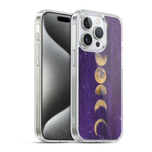 Mai Autumn Space And Sky Moon Phases Soft Gel Case for Apple iPhone 15 Pro & MagSafe