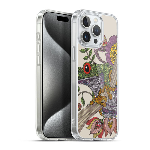 Valentina Animals And Floral Frog Soft Gel Case for Apple iPhone 15 Pro Max & MagSafe
