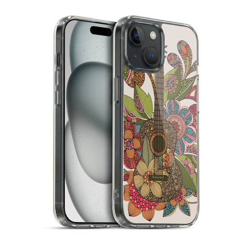 Valentina Bloom Ever Guitar Soft Gel Case for Apple iPhone 15 & MagSafe