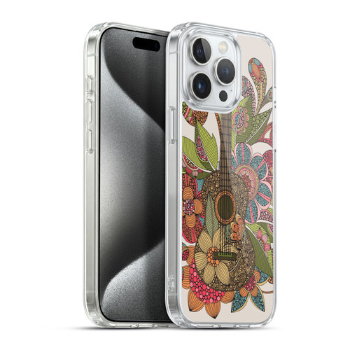 Valentina Bloom Ever Guitar Soft Gel Case for Apple iPhone 15 Pro Max & MagSafe