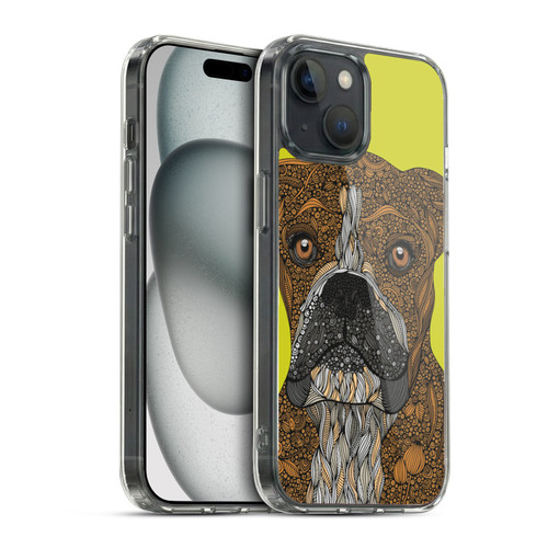 Valentina Dogs Boxer Soft Gel Case for Apple iPhone 15 & MagSafe