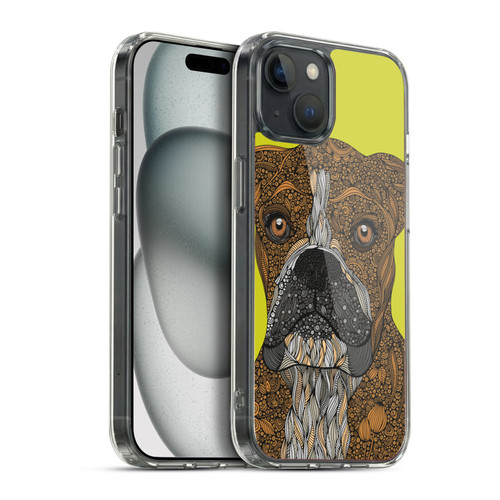 Valentina Dogs Boxer Soft Gel Case for Apple iPhone 15 Plus & MagSafe