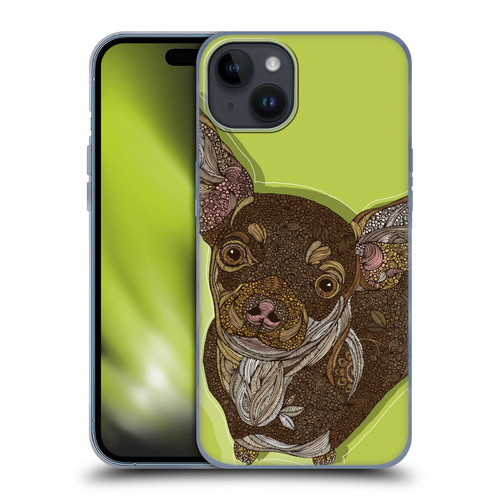 Valentina Dogs Chihuahua Soft Gel Case for Apple iPhone 15 Plus