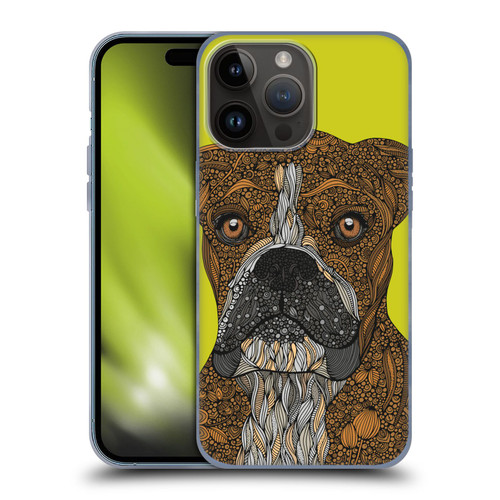 Valentina Dogs Boxer Soft Gel Case for Apple iPhone 15 Pro Max