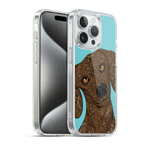 Valentina Dogs Dachshund Soft Gel Case for Apple iPhone 15 Pro & MagSafe